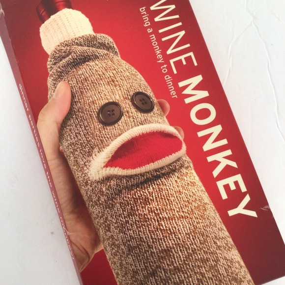 Genuine Fred WINE MONKEY Sock Monkey Bottle Caddy NWT - Picture 7 of 12